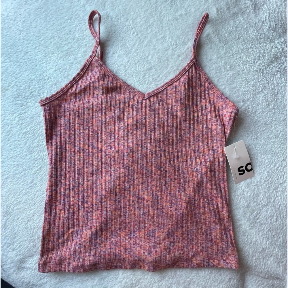 Lace-Back Multi-colored Summer Cami